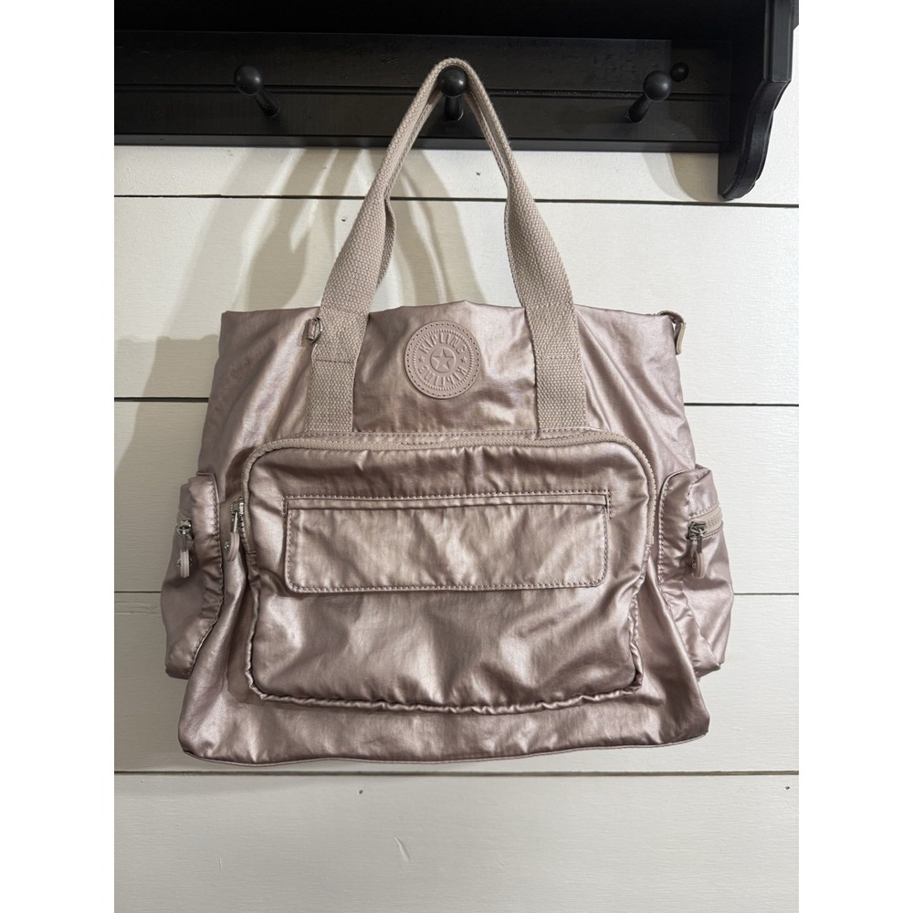 Kipling Alvy 2 in 1 Convertable Backpack & Shoulder Bag Tote Bag Pink (no strap)
